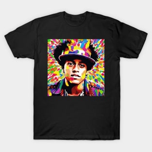 Bruno mars inspired paint art T-Shirt